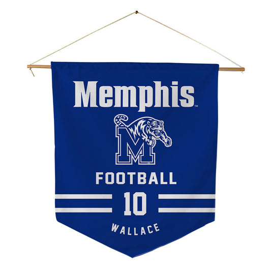 Memphis - NCAA Football : Justin Wallace - Pennant - 18" x 21"-0