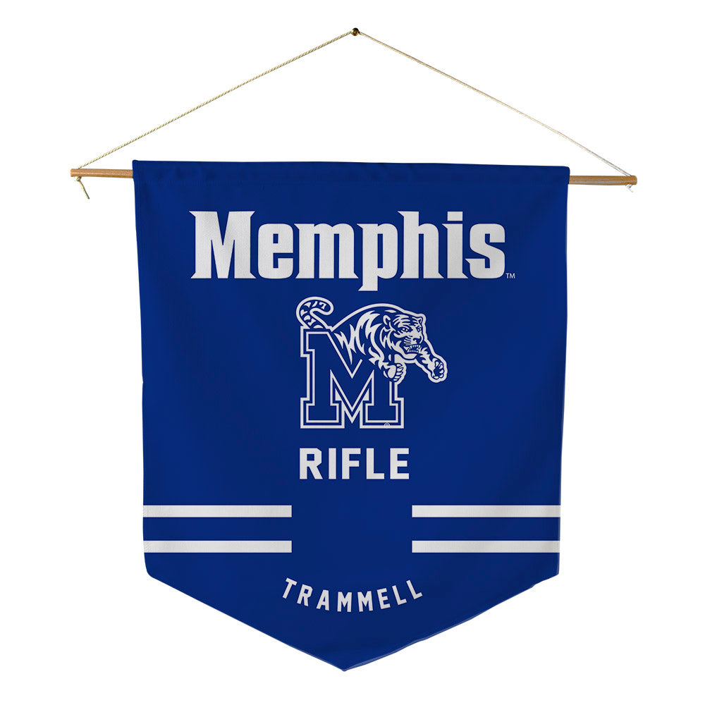 Memphis - NCAA Rifle : Chase Trammell - Pennant - 18" x 21"-0