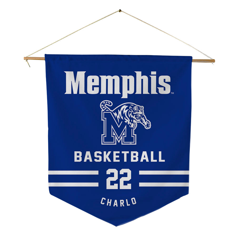 Memphis - NCAA Women's Basketball : Brooklynn Charlo - Pennant - 18" x 21"-0