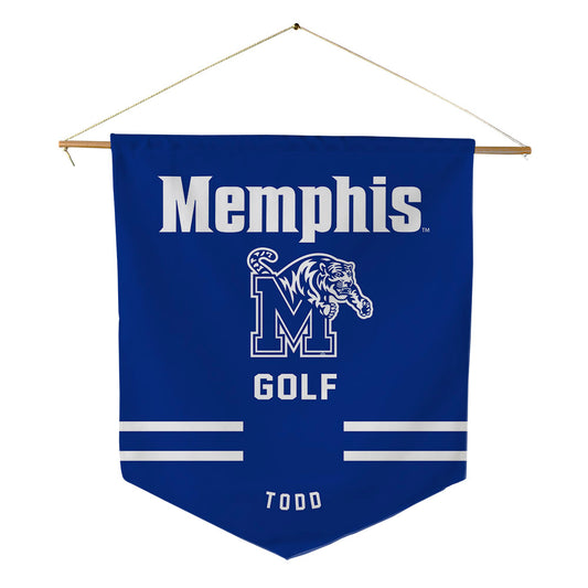 Memphis - NCAA Women's Golf : Claire Todd - Pennant - 18" x 21"-0