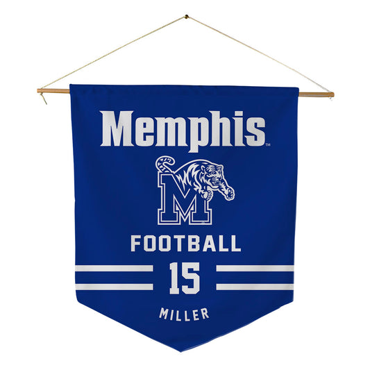 Memphis - NCAA Football : Cameron Miller - Pennant - 18" x 21"-0