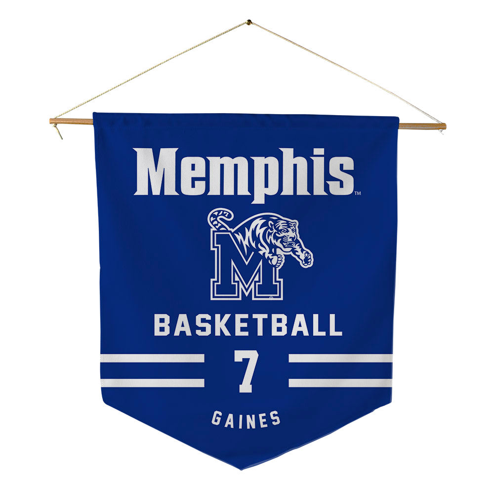 Memphis - NCAA Women's Basketball : Paris Gaines - Pennant - 18" x 21"-0