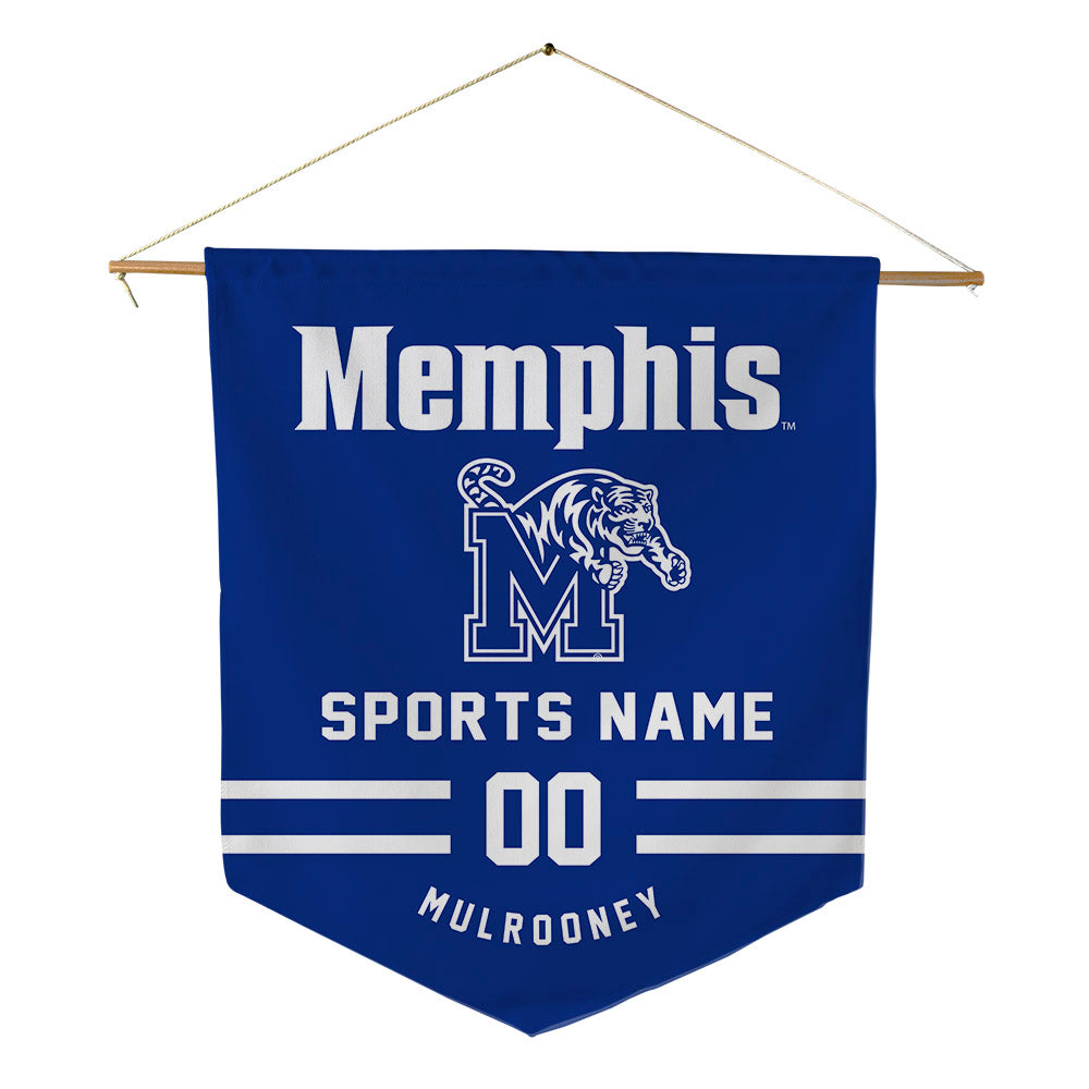 Memphis - NCAA Men's Soccer : Benjamin Mulrooney - Pennant - 18" x 21"-0