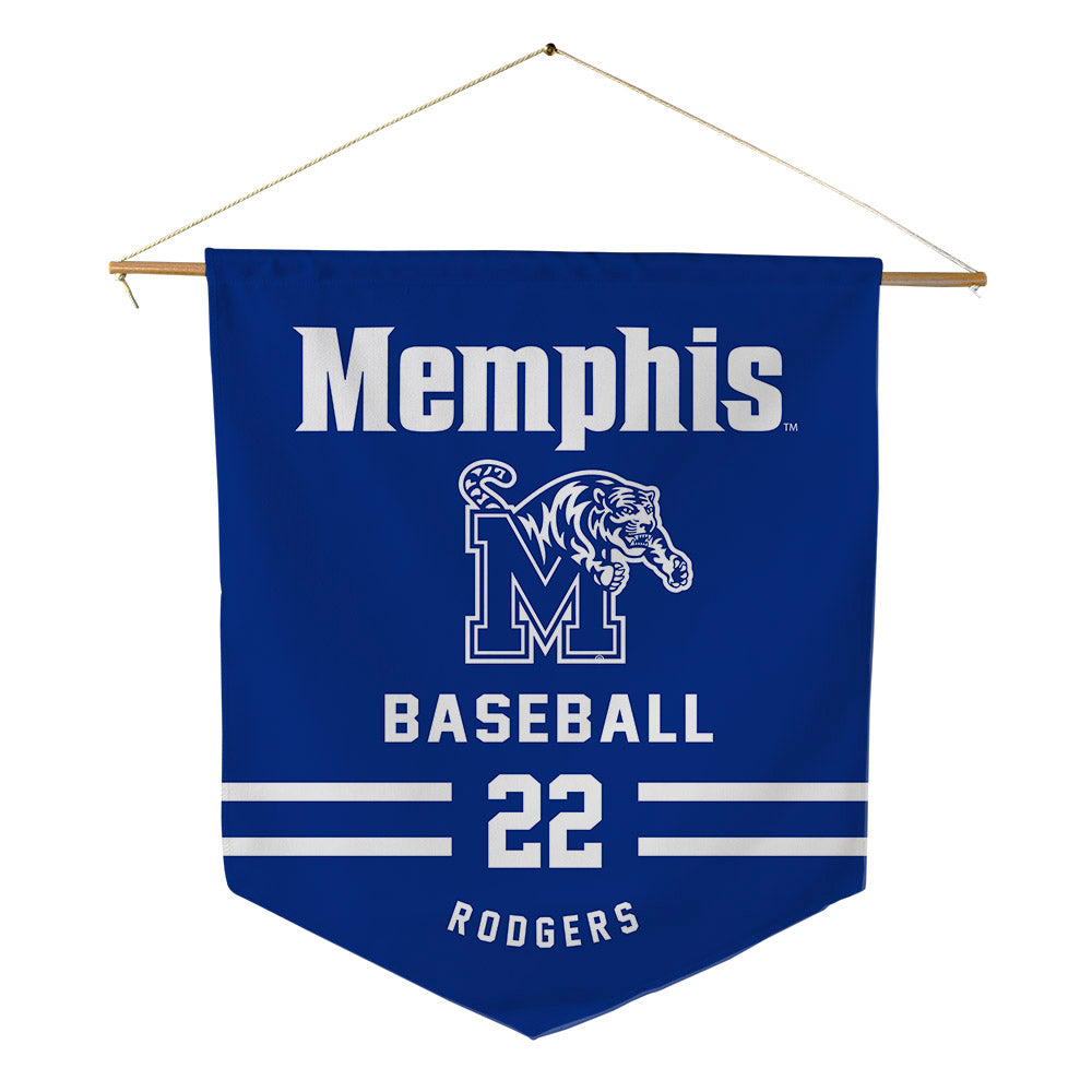 Memphis - NCAA Baseball : Barret Rodgers - Pennant - 18" x 21"-0