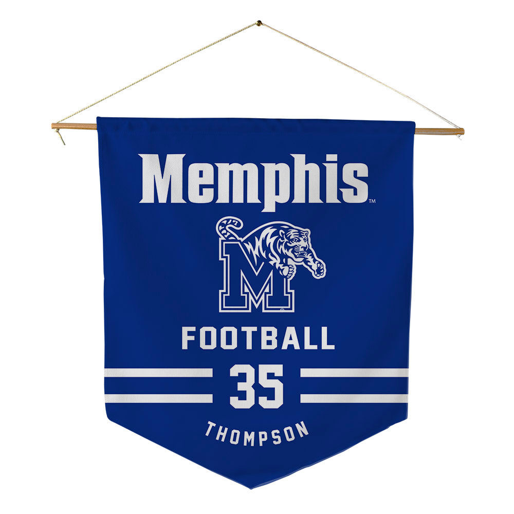Memphis - NCAA Football : DeAngelo Thompson - Pennant - 18" x 21"-0
