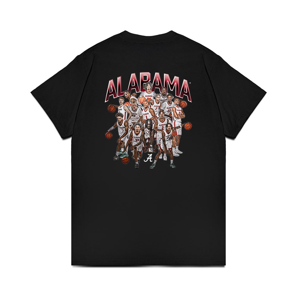 Alabama - NCAA Men's Basketball : - Team Collage Premium T-Shirt-1