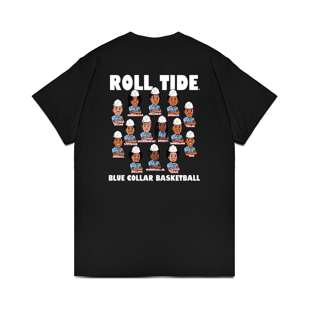 Alabama - NCAA Men's Basketball : - Team Caricature Premium T-Shirt-1