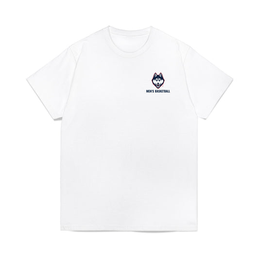 UConn - NCAA Men's Basketball : - Team Caricature Premium T-Shirt-0