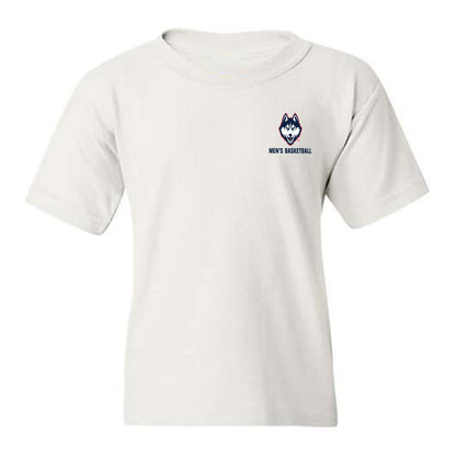 UConn - NCAA Men's Basketball : - Team Caricature Youth T-Shirt-0