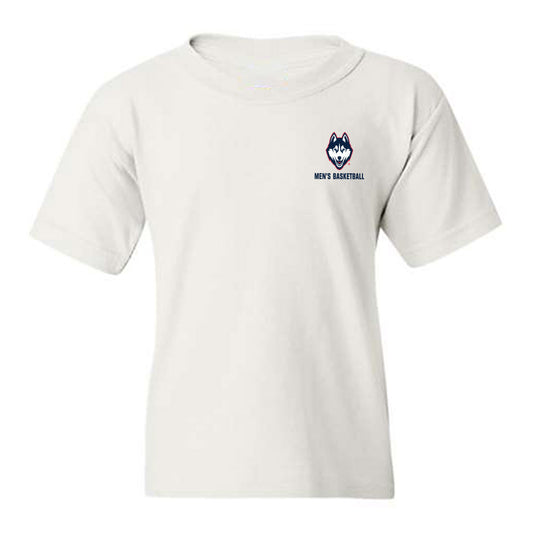 UConn - NCAA Men's Basketball : - Team Caricature Youth T-Shirt-0