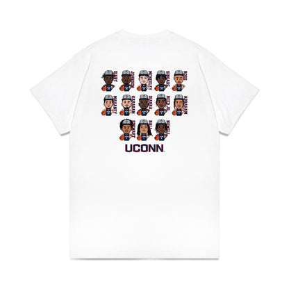 UConn - NCAA Men's Basketball : - Team Caricature Premium T-Shirt-1