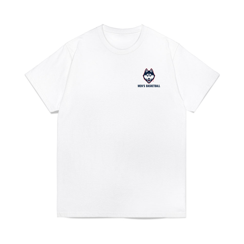 UConn - NCAA Men's Basketball : - Team Caricature Premium T-Shirt-0