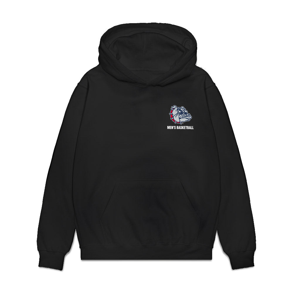 Gonzaga - NCAA Men's Basketball : - Team Caricature Premium Hooded Sweatshirt-0