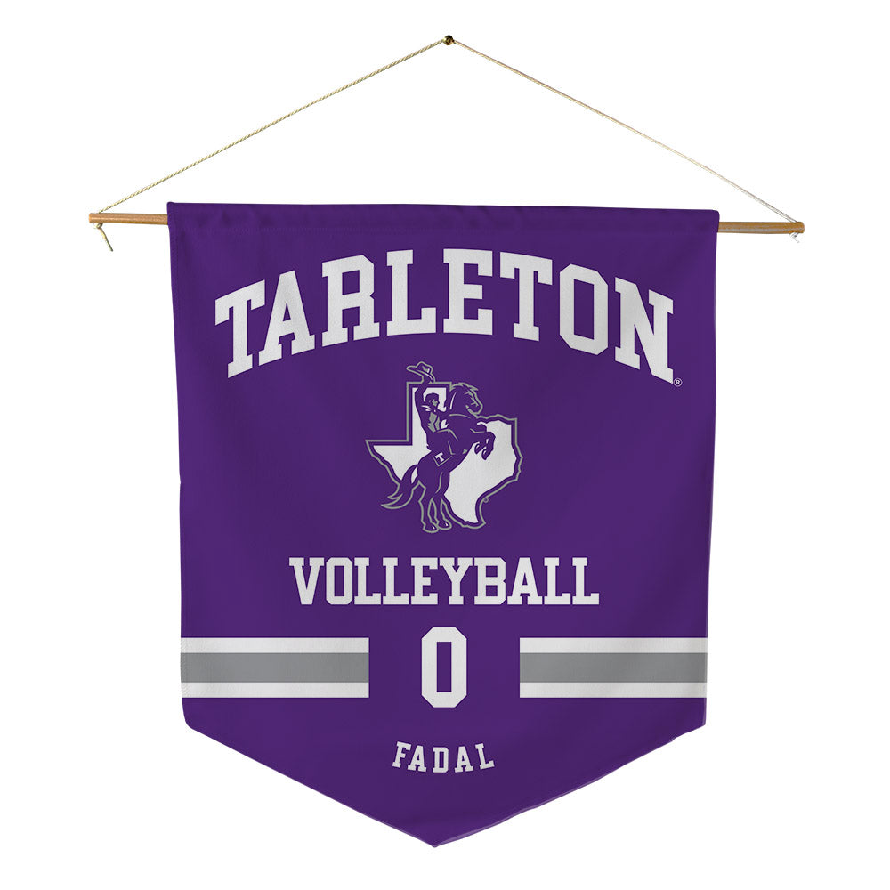 Tarleton State - NCAA Women's Volleyball : Peyton Fadal - Pennant - 18" x 21"-0