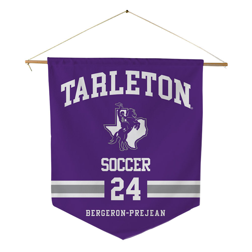 Tarleton State - NCAA Women's Soccer : Isa Bergeron-Prejean - Pennant - 18" x 21"-0