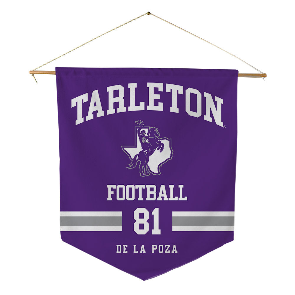 Tarleton State - NCAA Football : Alejandro De La Poza - Pennant - 18" x 21"-0