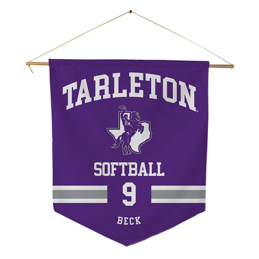 Tarleton State - NCAA Softball : Sadie Beck - Pennant - 18" x 21"-0