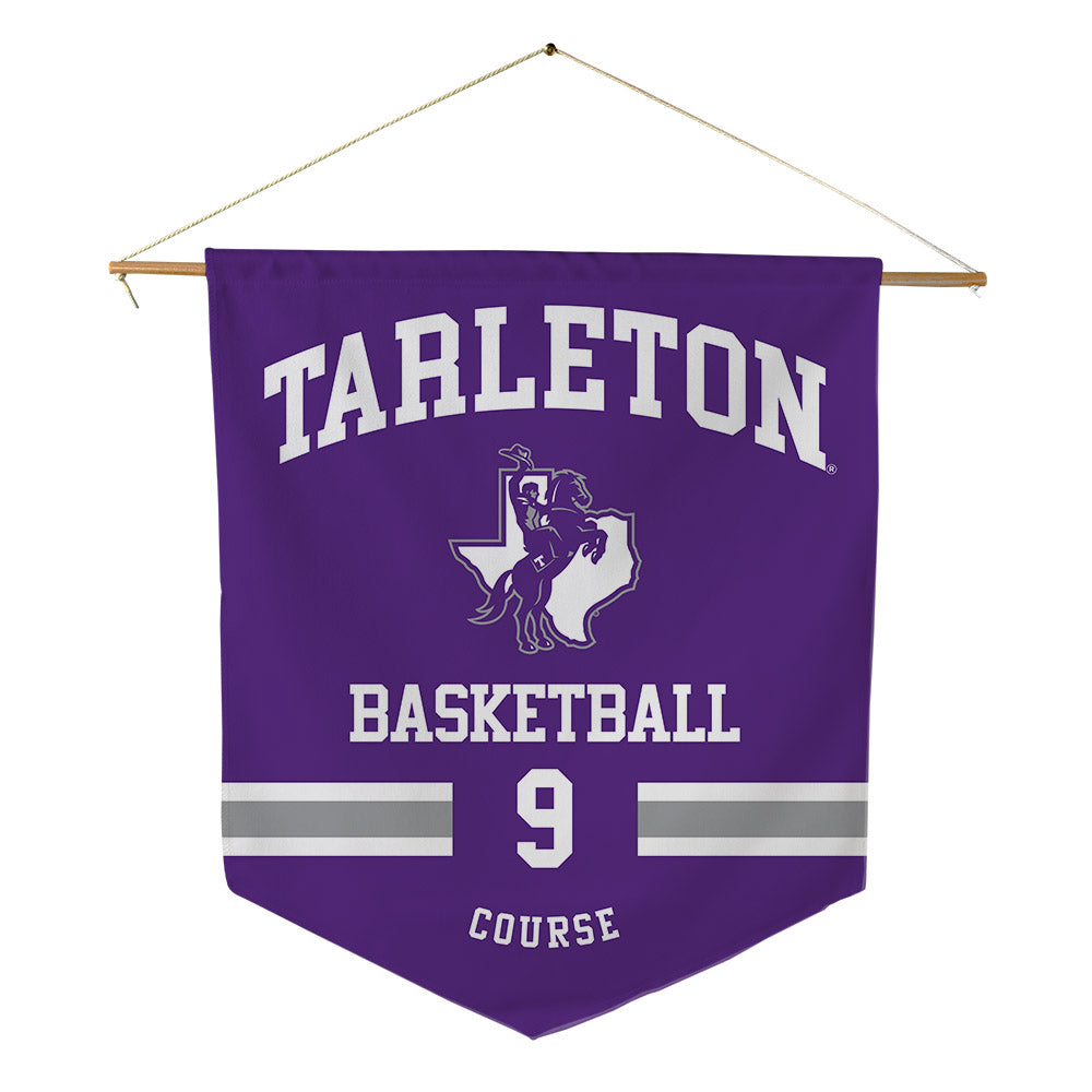 Tarleton State - NCAA Men's Basketball : Collin Course - Pennant - 18" x 21"-0