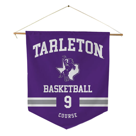 Tarleton State - NCAA Men's Basketball : Collin Course - Pennant - 18" x 21"-0