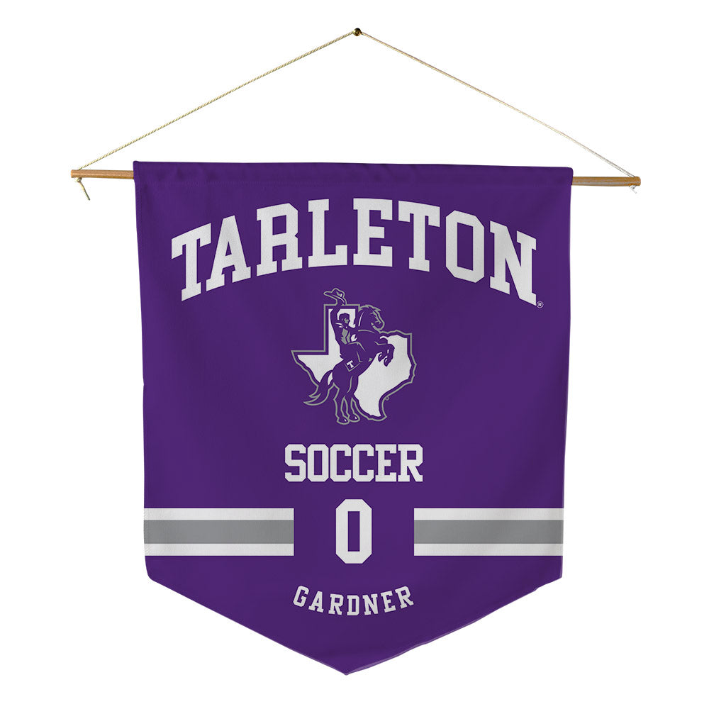 Tarleton State - NCAA Women's Soccer : Jaelyn Gardner - Pennant - 18" x 21"-0