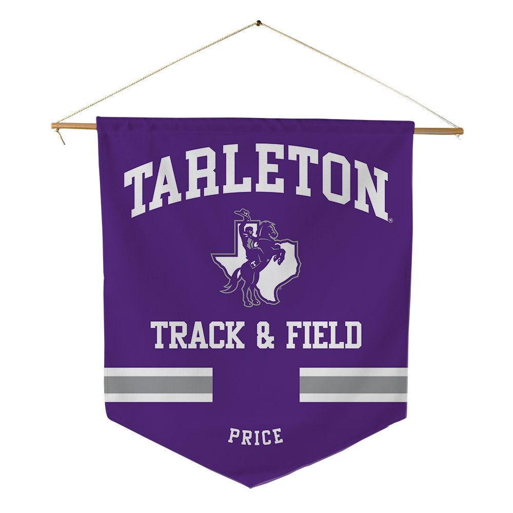 Tarleton State - NCAA Men's Track & Field : Timothy Price - Pennant - 18" x 21"-0