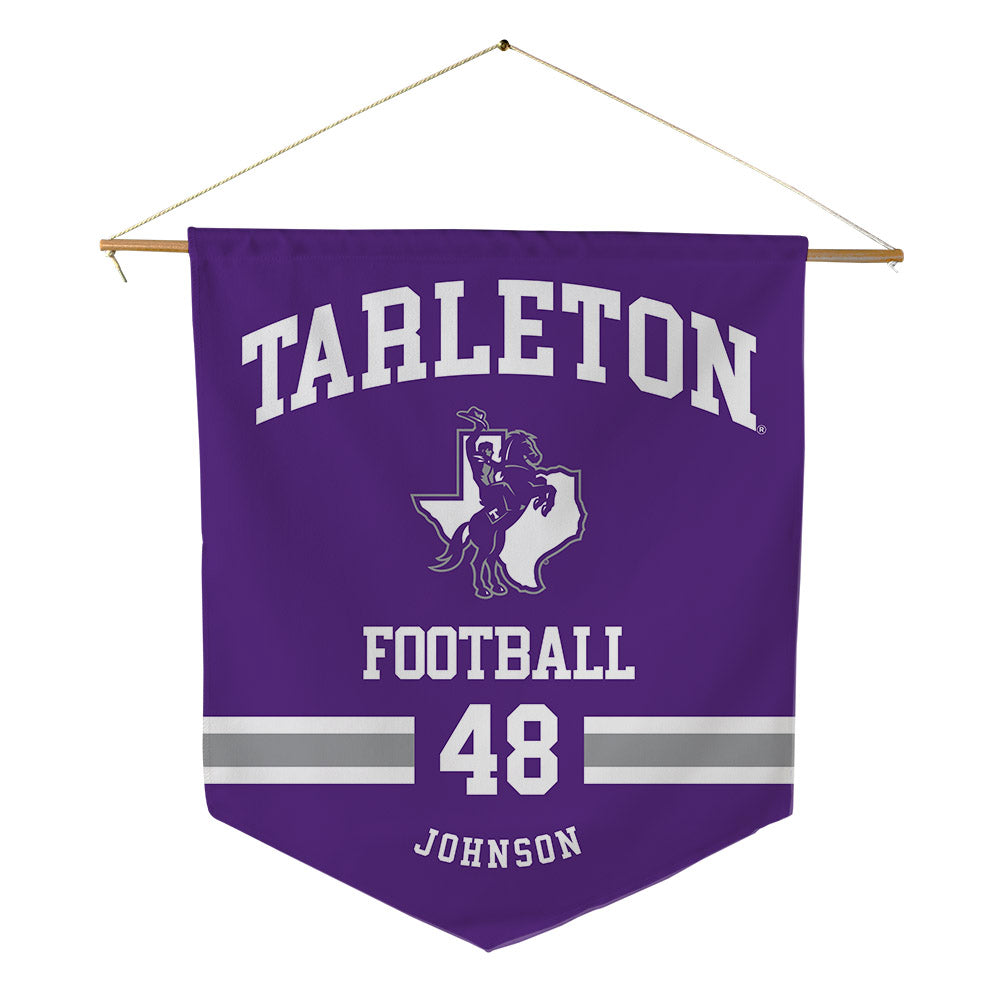 Tarleton State - NCAA Football : Broderick Johnson - Pennant - 18" x 21"-0