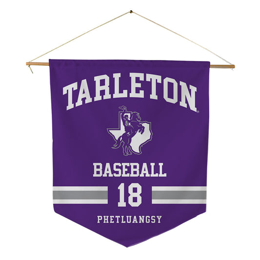 Tarleton State - NCAA Baseball : Tai Phetluangsy - Pennant - 18" x 21"-0
