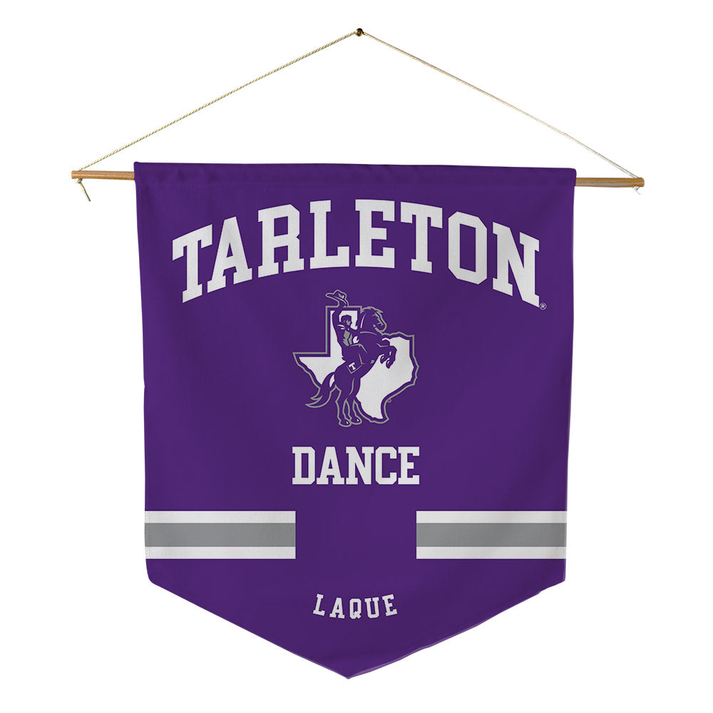 Tarleton State - NCAA Dance Team : Isaiah LaQue - Pennant - 18" x 21"-0