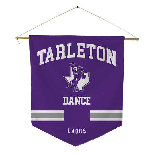 Tarleton State - NCAA Dance Team : Isaiah LaQue - Pennant - 18" x 21"-0