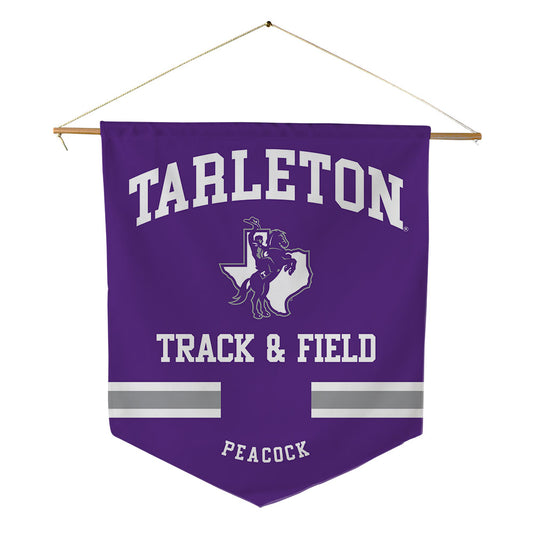 Tarleton State - NCAA Men's Track & Field : Luke Peacock - Pennant - 18" x 21"-0