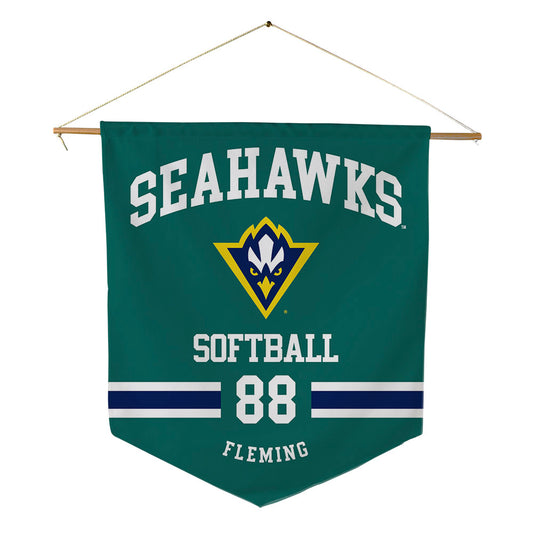 UNC Wilmington - NCAA Softball : Carson Fleming - Pennant - 18" x 21"-0