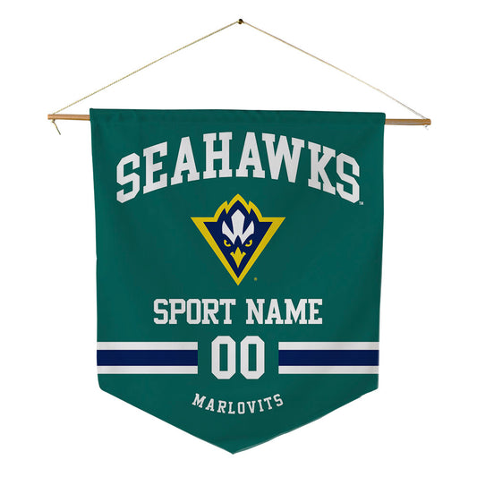 UNC Wilmington - NCAA Women's Soccer : Emily Marlovits - Pennant - 18" x 21"-0