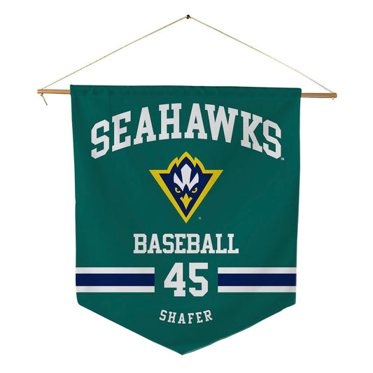 UNC Wilmington - NCAA Baseball : Jacob Shafer - Pennant - 18" x 21"-0