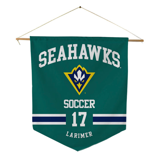 UNC Wilmington - NCAA Women's Soccer : Elise Larimer - Pennant - 18" x 21"-0