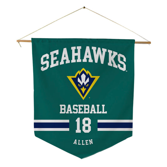UNC Wilmington - NCAA Baseball : Cooper Allen - Pennant - 18" x 21"-0