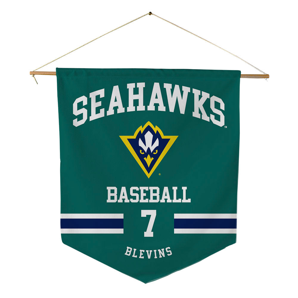 UNC Wilmington - NCAA Baseball : Cole Blevins - Pennant - 18" x 21"-0