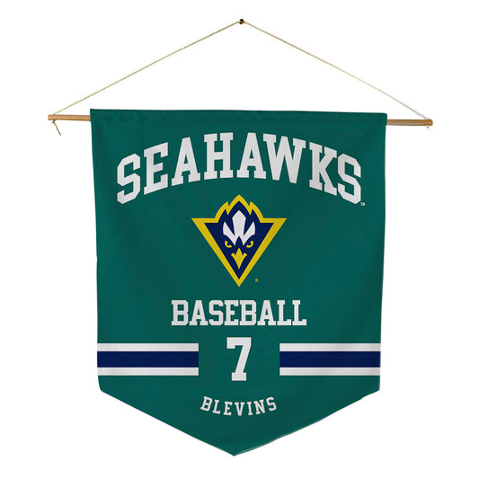 UNC Wilmington - NCAA Baseball : Cole Blevins - Pennant - 18" x 21"-0