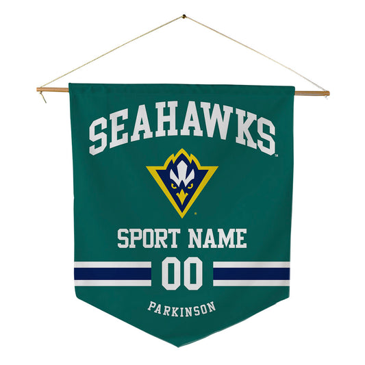 UNC Wilmington - NCAA Beach Volleyball : Hannah Parkinson - Pennant - 18" x 21"-0