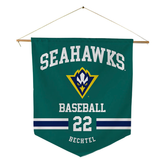 UNC Wilmington - NCAA Baseball : Jake Bechtel - Pennant - 18" x 21"-0