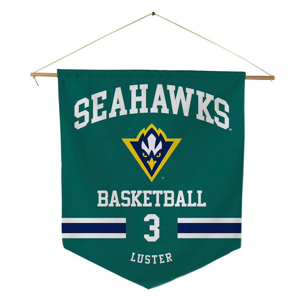UNC Wilmington - NCAA Men's Basketball : Cj Luster - Pennant - 18" x 21"-0