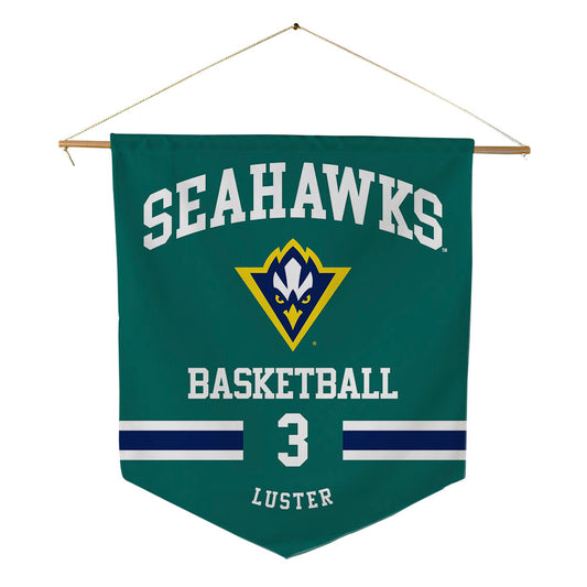 UNC Wilmington - NCAA Men's Basketball : Cj Luster - Pennant - 18" x 21"-0