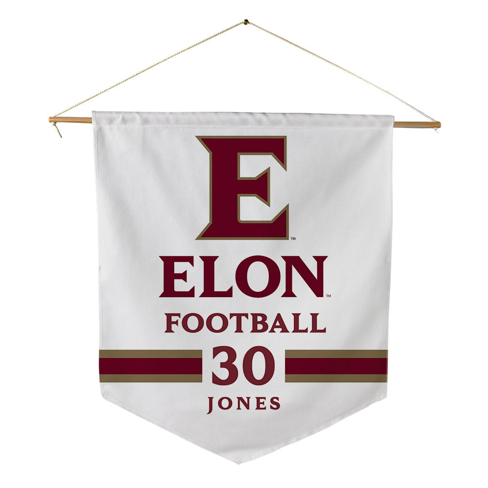 Elon - NCAA Football : Cason Jones - Pennant - 18" x 21"-0