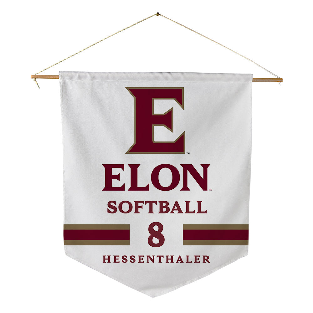 Elon - NCAA Softball : Greta Hessenthaler - Pennant - 18" x 21"-0