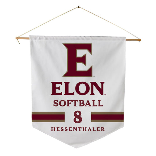 Elon - NCAA Softball : Greta Hessenthaler - Pennant - 18" x 21"-0