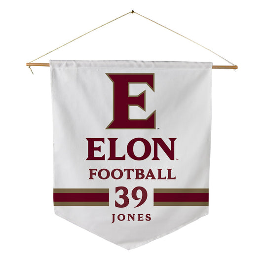 Elon - NCAA Football : Nick Jones - Pennant - 18" x 21"-0