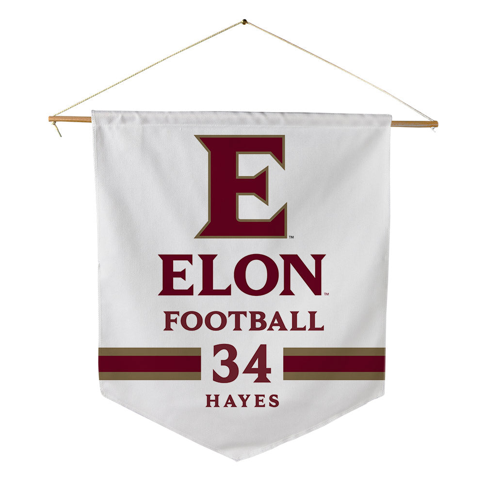 Elon - NCAA Football : Nathan Hayes - Pennant - 18" x 21"-0