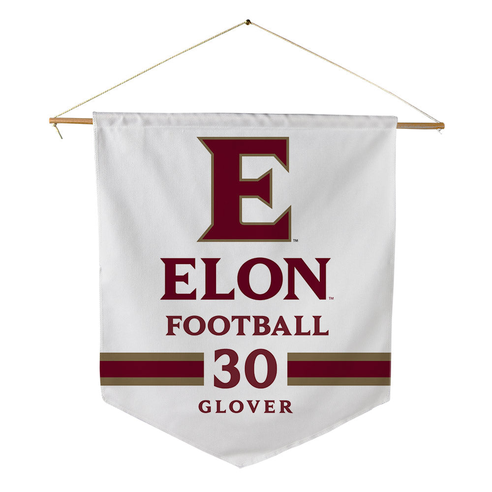 Elon - NCAA Football : Jordan Glover - Pennant - 18" x 21"-0