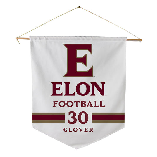 Elon - NCAA Football : Jordan Glover - Pennant - 18" x 21"-0