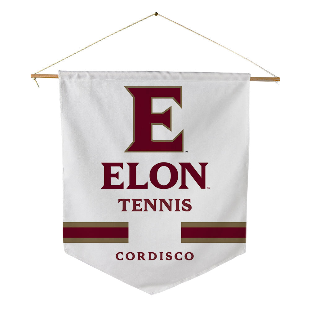 Elon - NCAA Women's Tennis : Madison Cordisco - Pennant - 18" x 21"-0