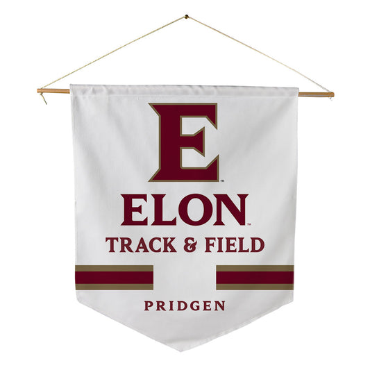 Elon - NCAA Women's Track & Field : Teri Pridgen - Pennant - 18" x 21"-0